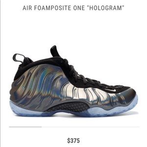 NIKE AIR FOAMPOSITES, WORN ONCE!
